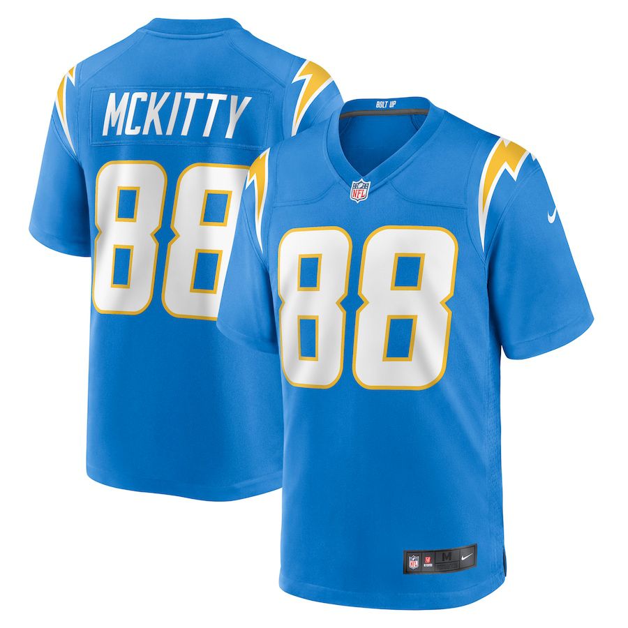 Men Los Angeles Chargers #88 Tre McKitty Nike Powder Blue Game NFL Jersey